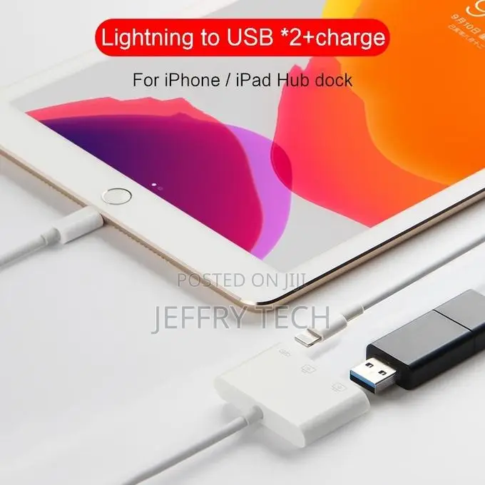 Lightning Usb Otg for Pro Air 2 3 Mini 5 iPad10.2 9.7 Adapte