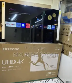 Hisense 75” A6 Uhd Smart Frameless Latest Model