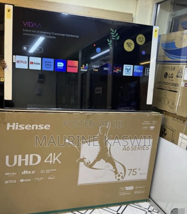Hisense 75” A6 Uhd Smart Frameless Latest Model - thumbnail 2