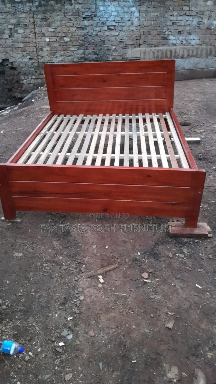 5x6 Modern Slatted Bed- Ready Made - Free Delivery