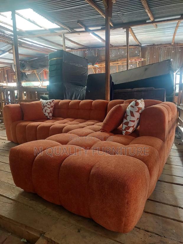 Great 6 Seater Orange Couches