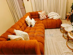 Great 6 Seater Orange Couches