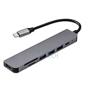 Multi-Usb Type-C Hub Thunderbolt Dock Station Hd for Laptops
