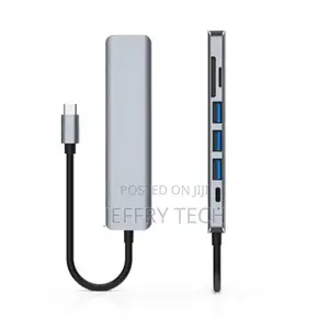 Multi-Usb Type-C Hub Thunderbolt Dock Station Hd for Laptops