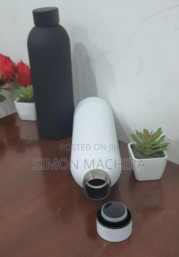 Black White Matt Thermocup - thumbnail 2