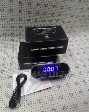Wifi Camera Digital Table Clock Wireless