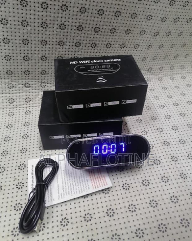 Wifi Camera Digital Table Clock Wireless