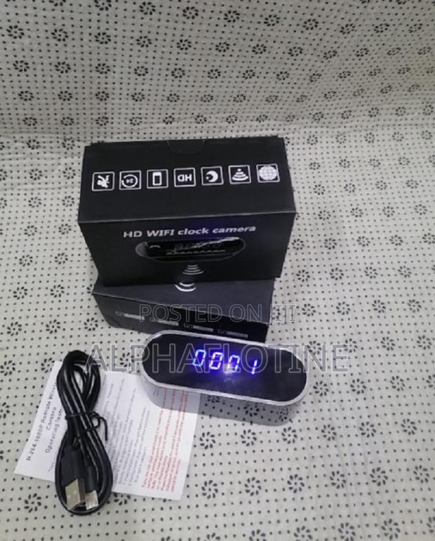 Hidden Camera Clock 1080p Wifi Spy Camera Alarm Clock