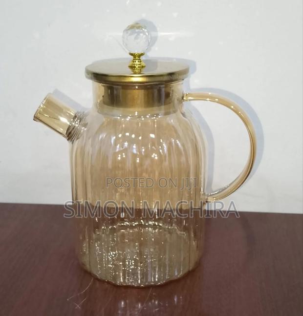 1800ml Unbreakable Tea Kettle Borosilicate Glass