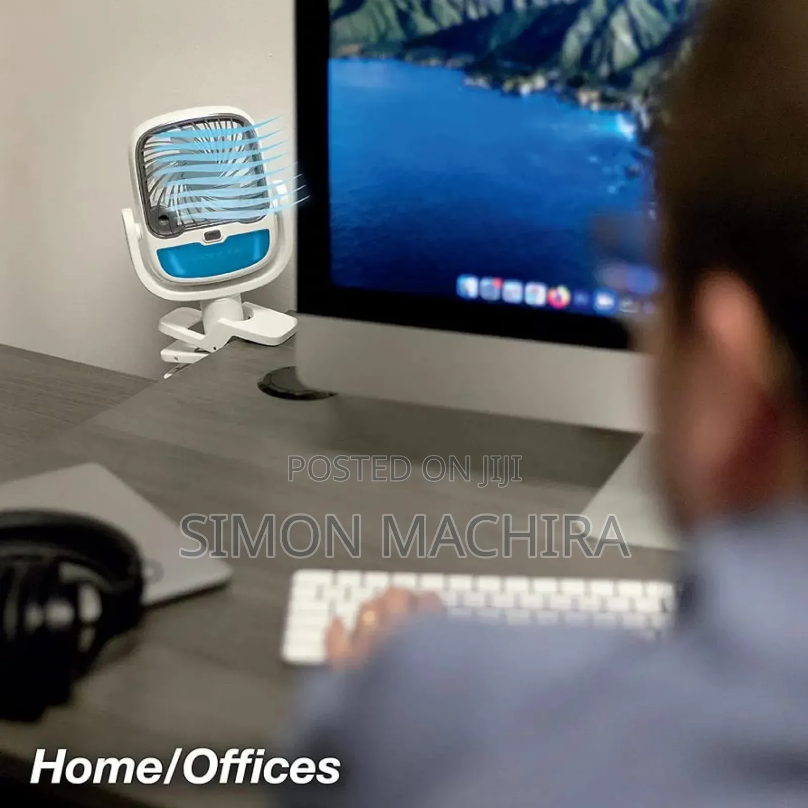 Desktop Clamp Portable Air Cooler Air Fan