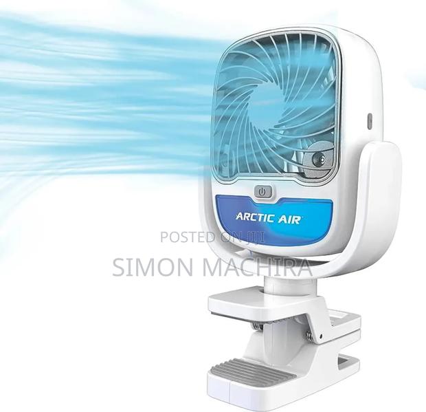 Desktop Clamp Portable Air Cooler Air Fan - thumbnail 2