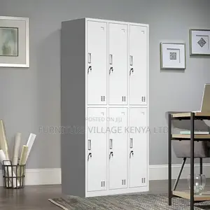 Office Locker: Storage Cabinet With 6-Swing Steel Doors