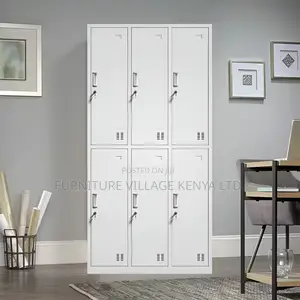 Office Locker: Storage Cabinet With 6-Swing Steel Doors