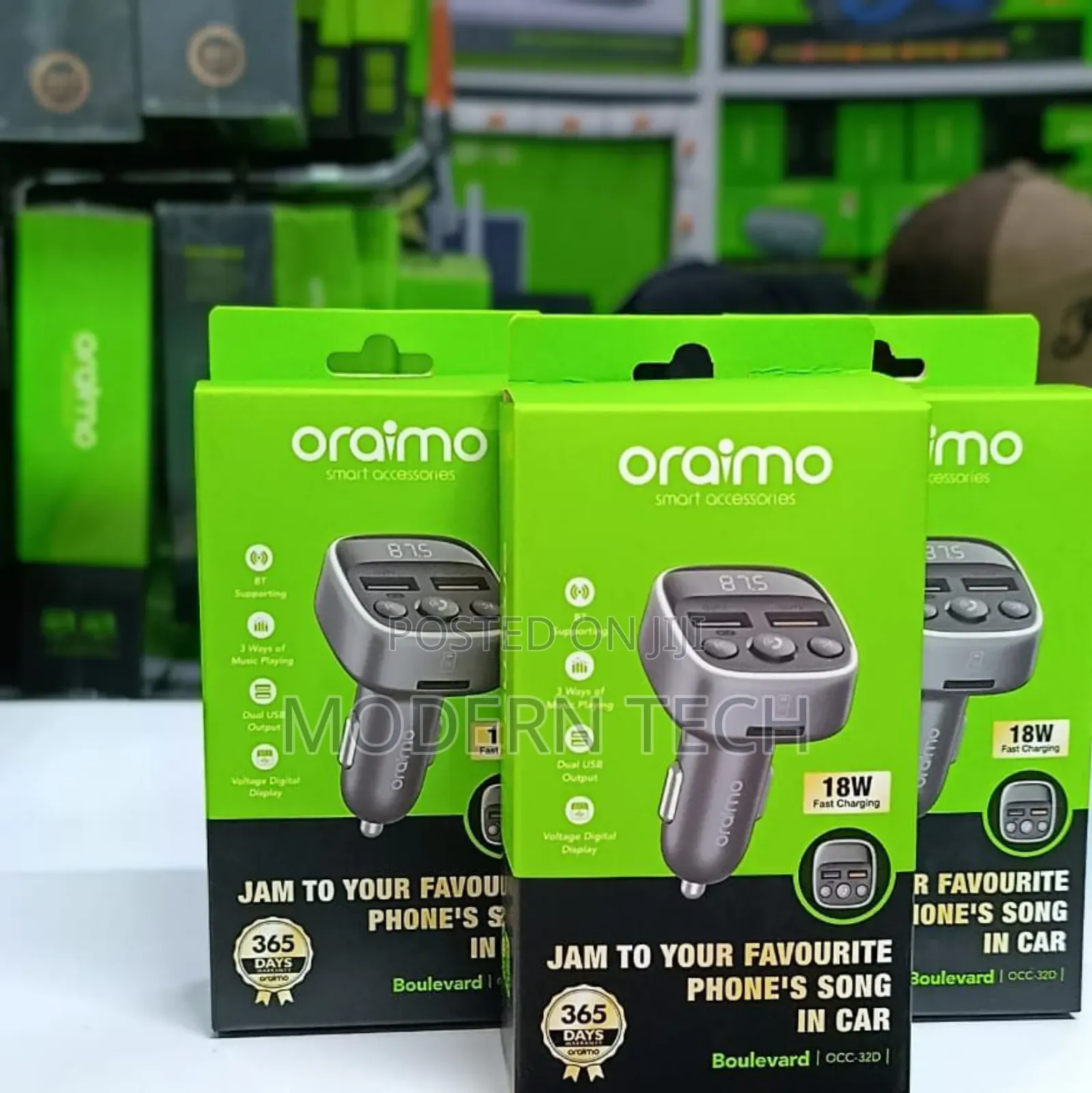 Oraimo Occ-32d Boulevard 18w Bluetooth Smart Modulator