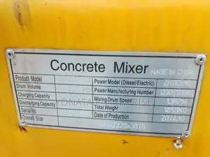 Brand New Heavy Duty Self Load Concrete Mixers