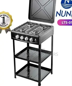 Full Gas Standing Cooker With Shelf (Nunix)