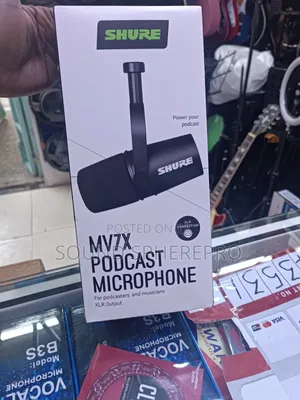 Shure Mv7x Xlr Output Podcast Condenser Microphone