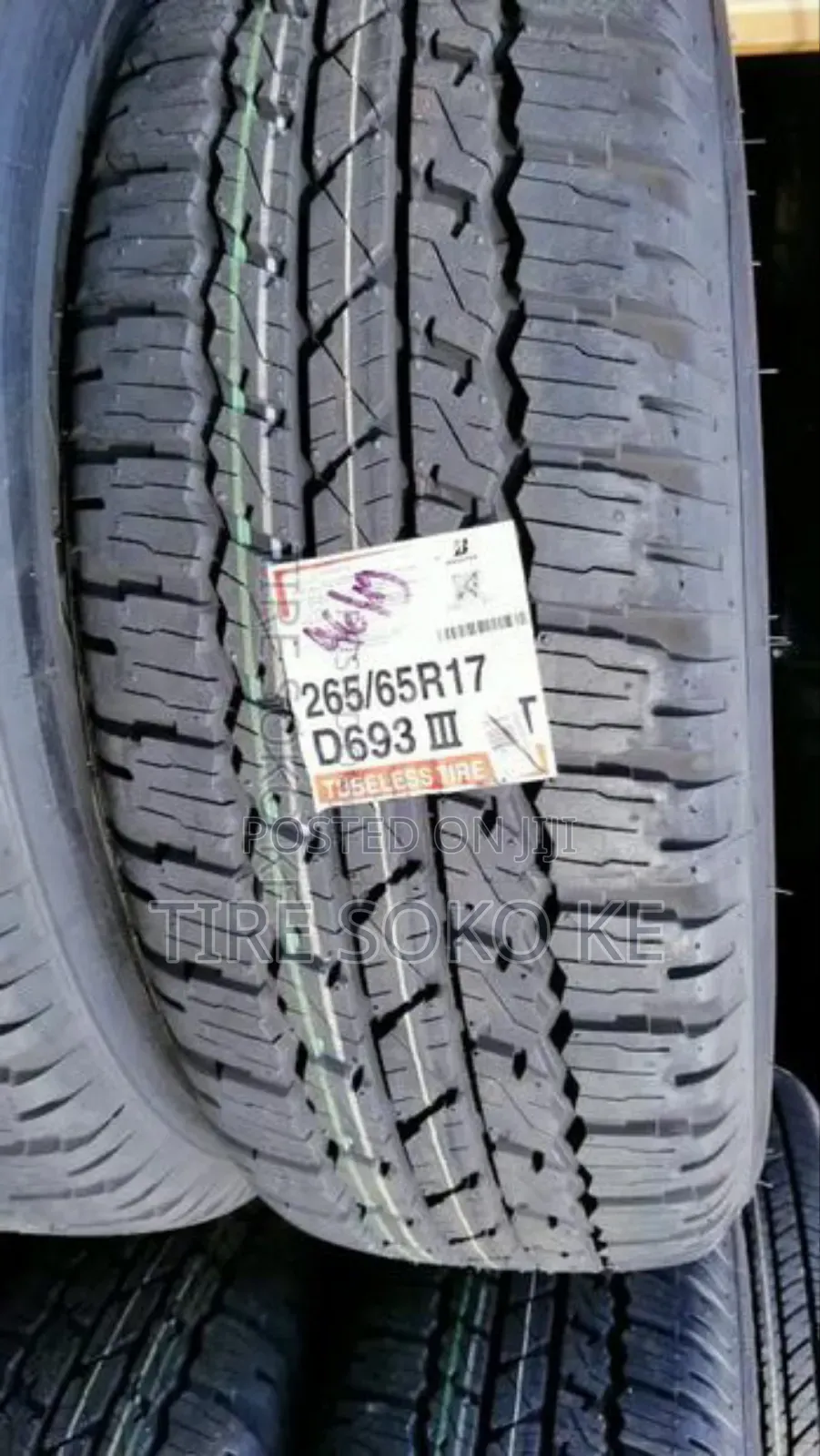 265/65r17 Bridgestone Dueler D693 Highway Terrain(H.T)