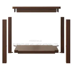 Coffee Table: Simple Brown Natural Drink Coffee Table