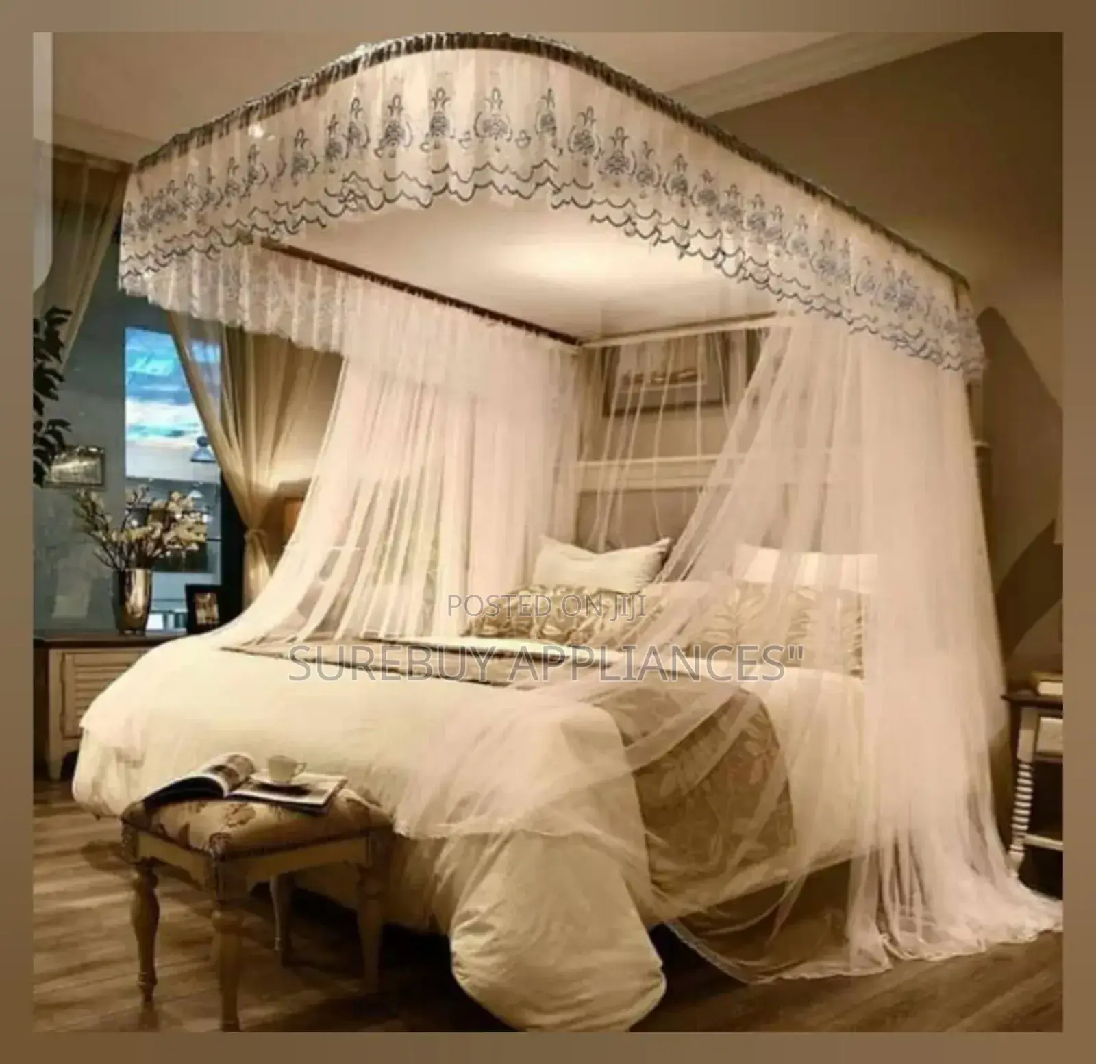 2 Stand Mosquito Net With Rails (Railnet 