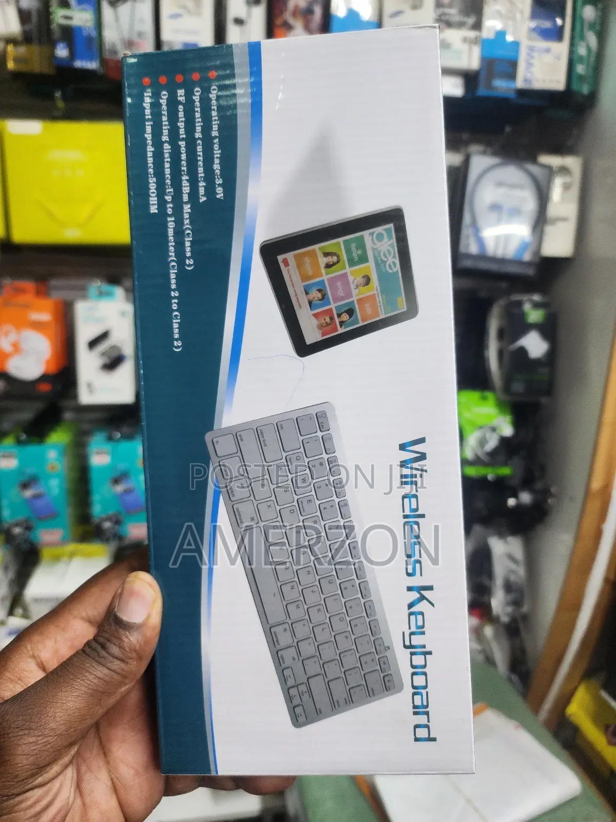 Bluetooth Wireless Keyboard for Pc/Mac/iPad/iPhone Black