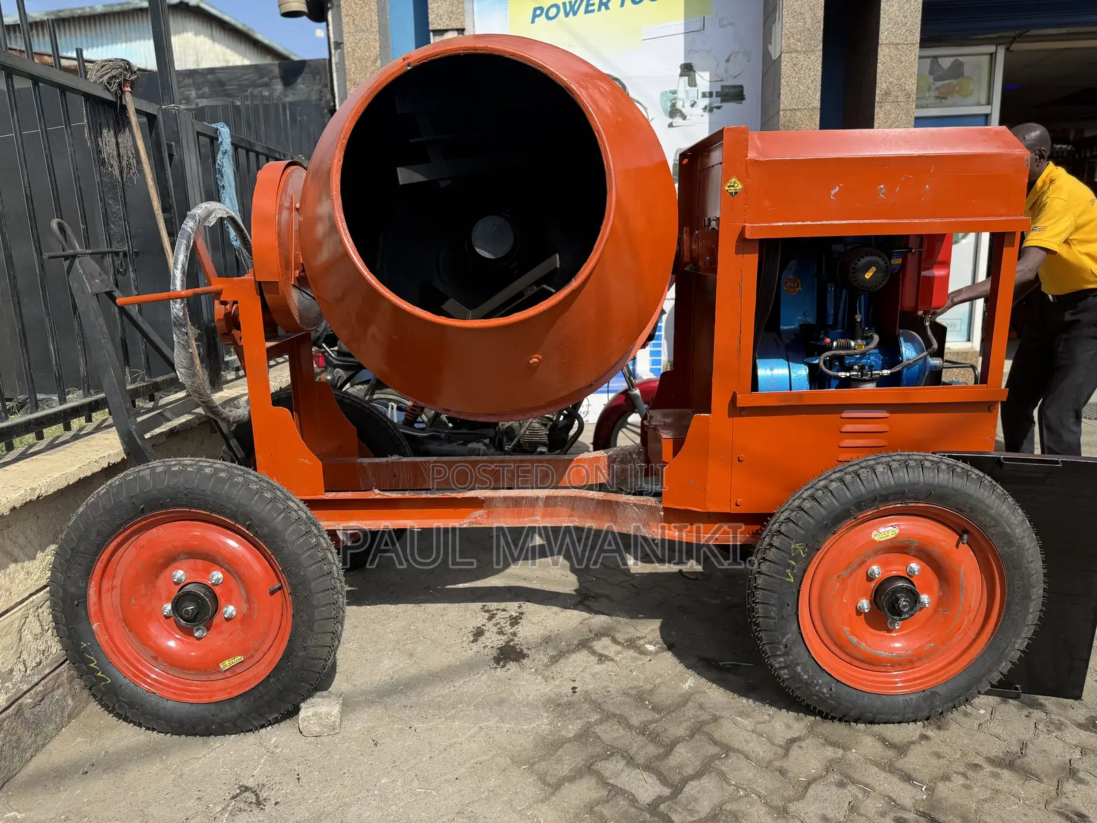 Heavy-duty Indian Concrete Mixer – 500l Capacity | 8hp