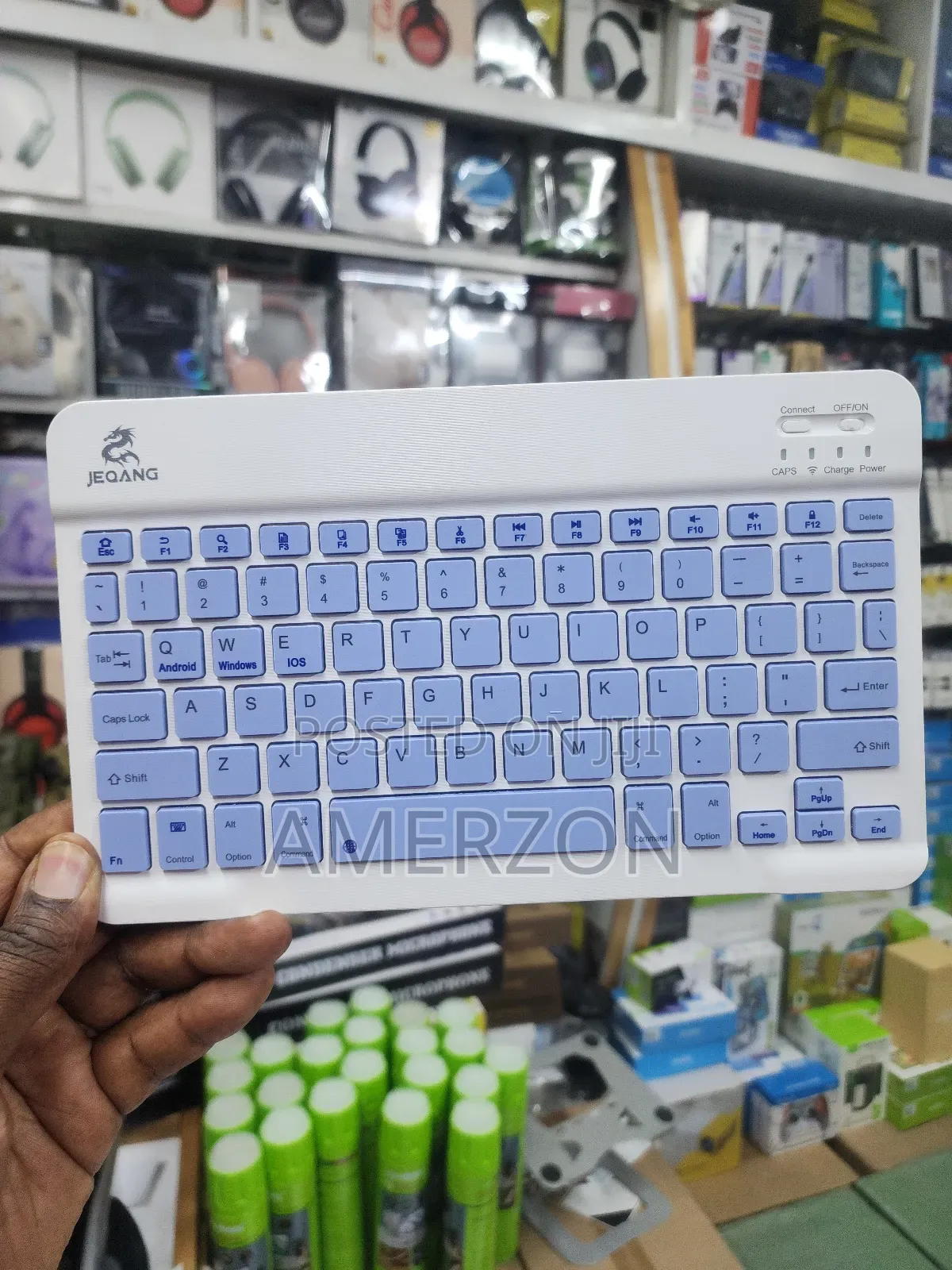 Bluetooth Wireless Keyboard for Pc/Mac/iPad/iPhone Black