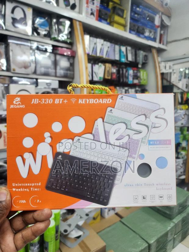 Bluetooth Wireless Keyboard for Pc/Mac/iPad/iPhone Black - thumbnail 3