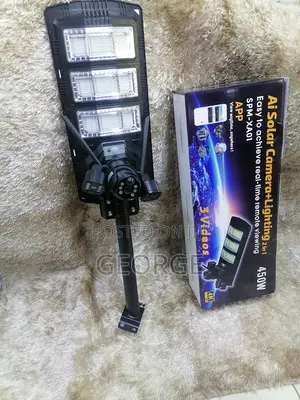 Data Storage Option CCTV Camera Wifi Solar Streetlight