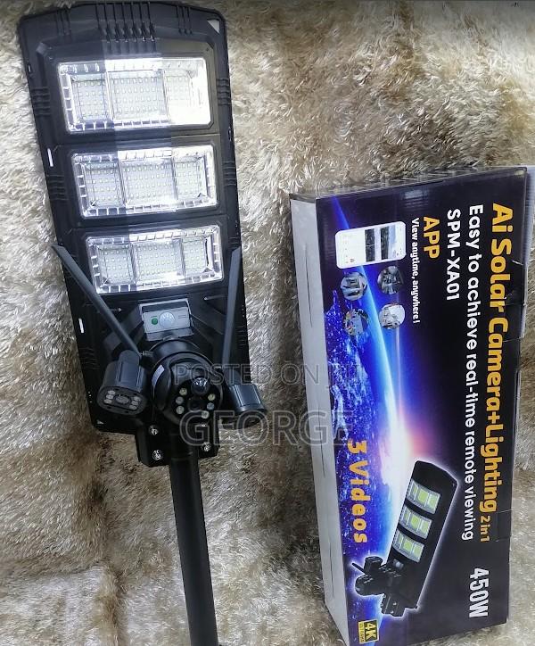 Best Camera Light 2 in 1 With Solar Light 450w - main view