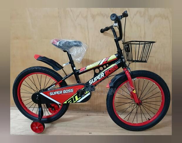 Flowered Kids' Bicycles Superboss With Bottle Size 12