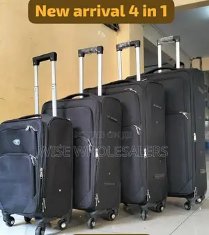 4 In 1 Fabric Laxurious Suitcase Briefcase Travel Bag