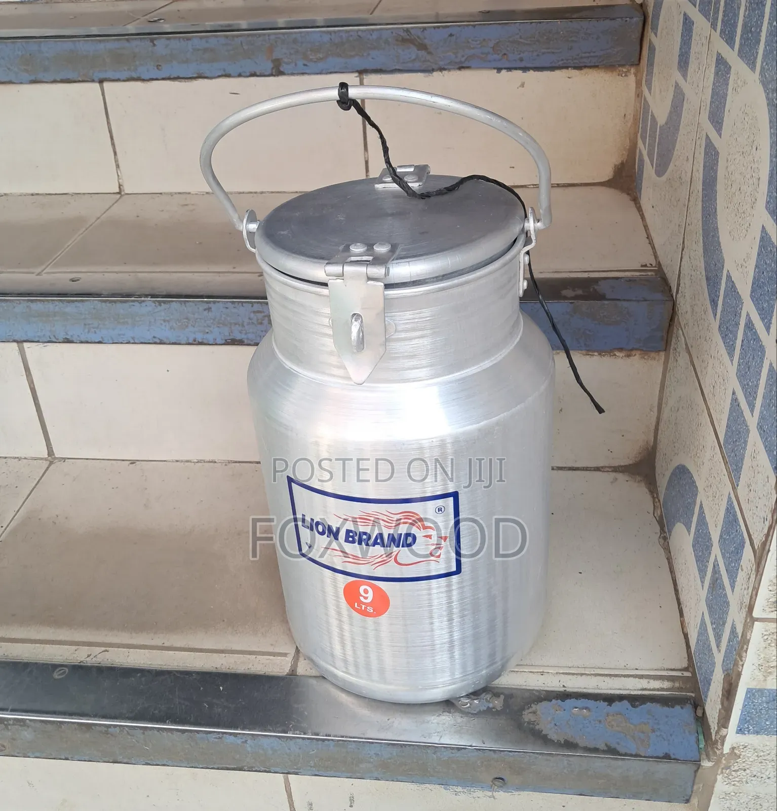 Aluminum Milk Can With Lock 9ltrs.