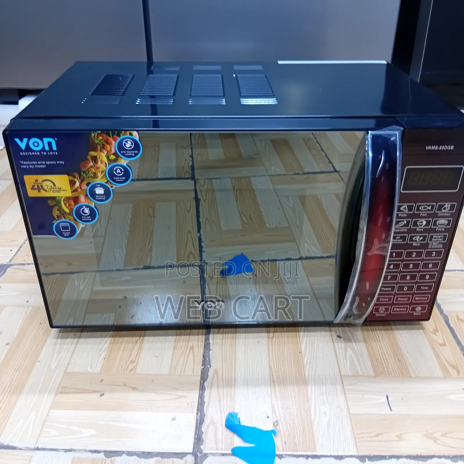 Von 20-Litre Solo Microwave Oven – Vams-20dgb Digital