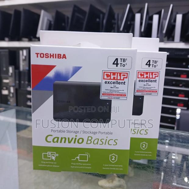 Toshiba Canvio Basics 4tb External Usb Portable Hard Drive - main view