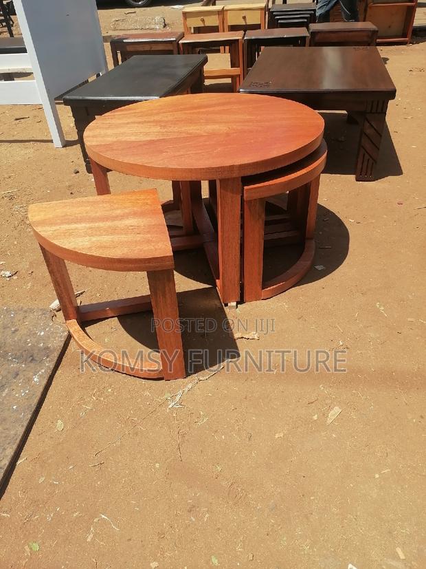 Round Coffee Table Set