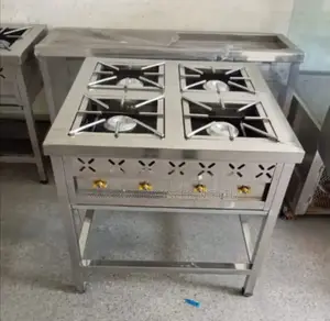 Stainless Steel 4 Burner Gas Cooker
