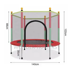 *Trampoline With Safety Net for Kids*
 122cm by 140c