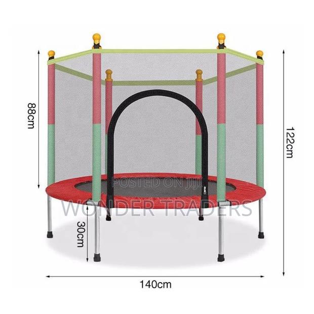 *Trampoline With Safety Net for Kids*
 122cm by 140c