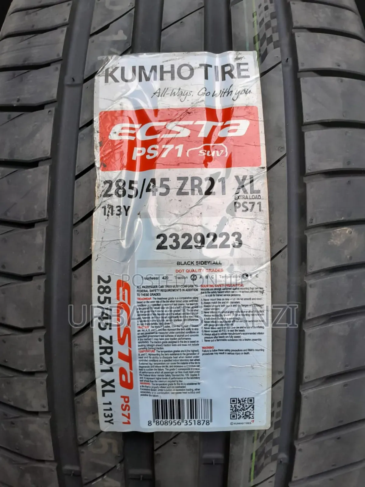 285/45r21 Kumho Tyre
