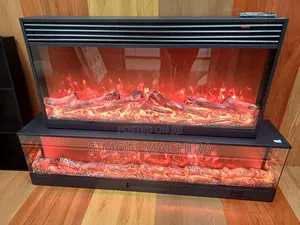 1.2m Led Fireplace With Heater