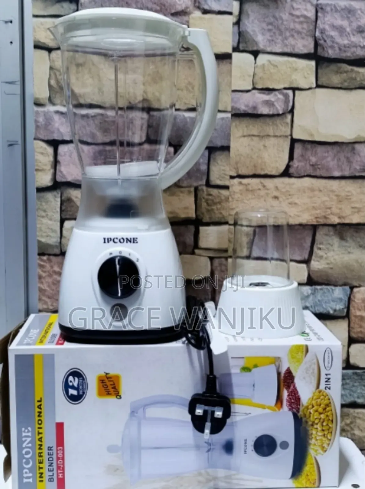 *Ipcone 2in1 Blender* . *1.5ltr*