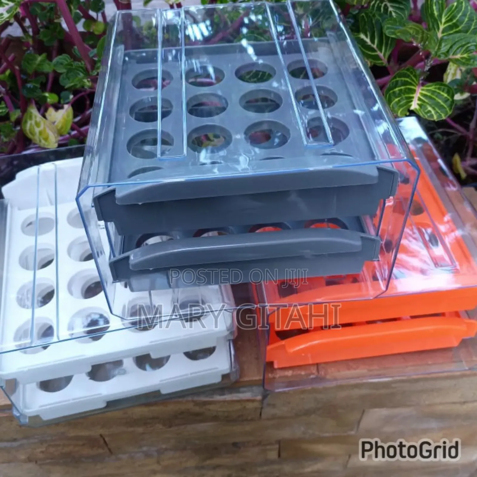 Heavy Duty Double Egg Tray Acrylic