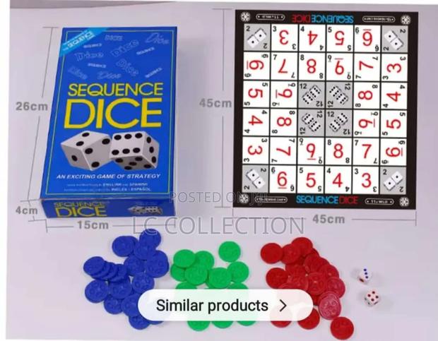 Sequence Dice - main view