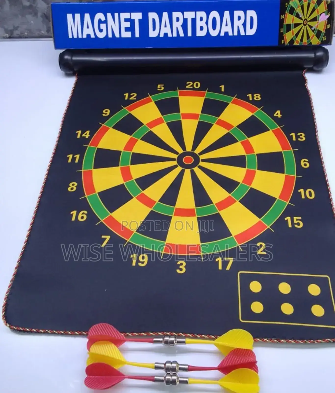 Foldable Magnetic Dartboard