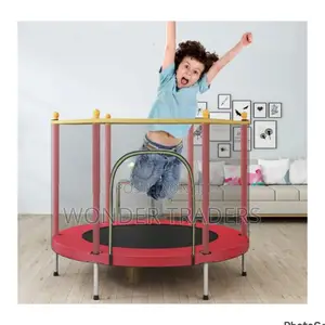 Trampoline With Safety Net for Kids*