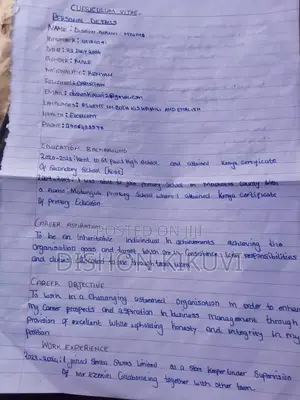 Application for a CV as a Loader and Uploader