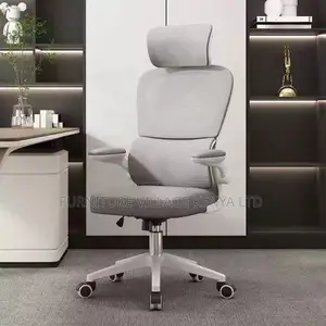 Office Chair:Orthopedic Flip Armrest Seat -Adjustable