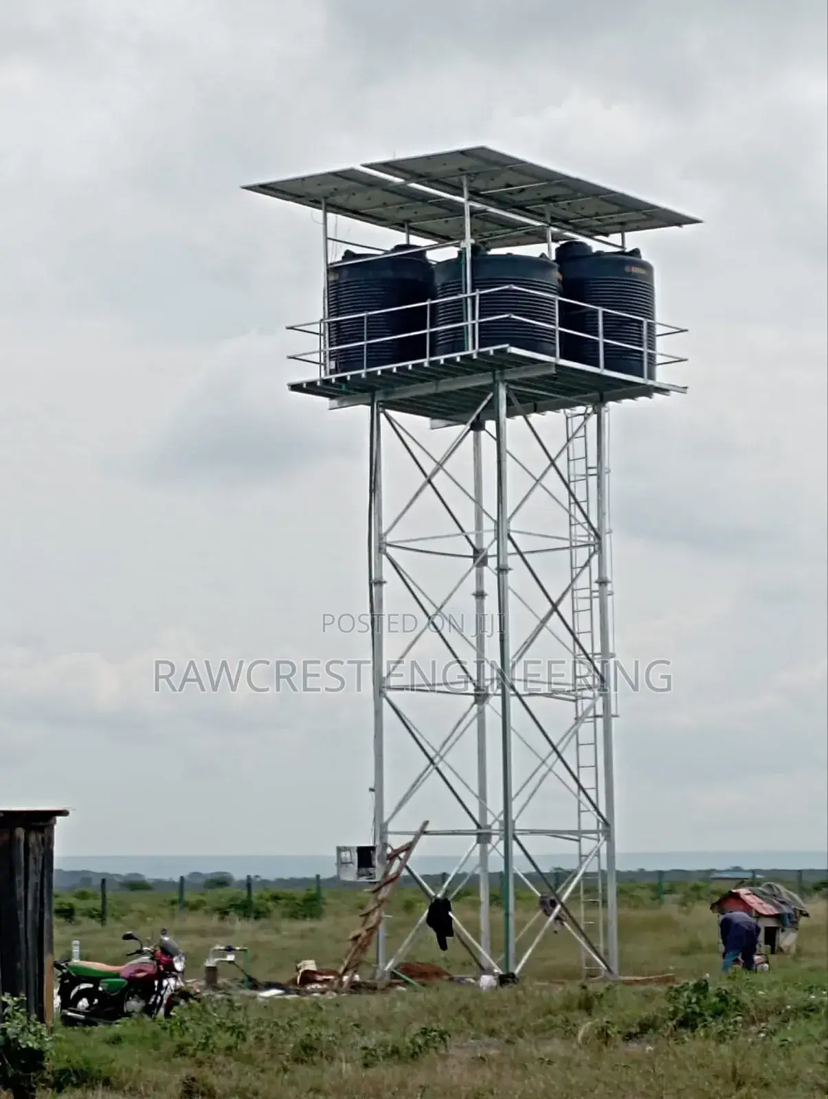 Steel Tower Installation
