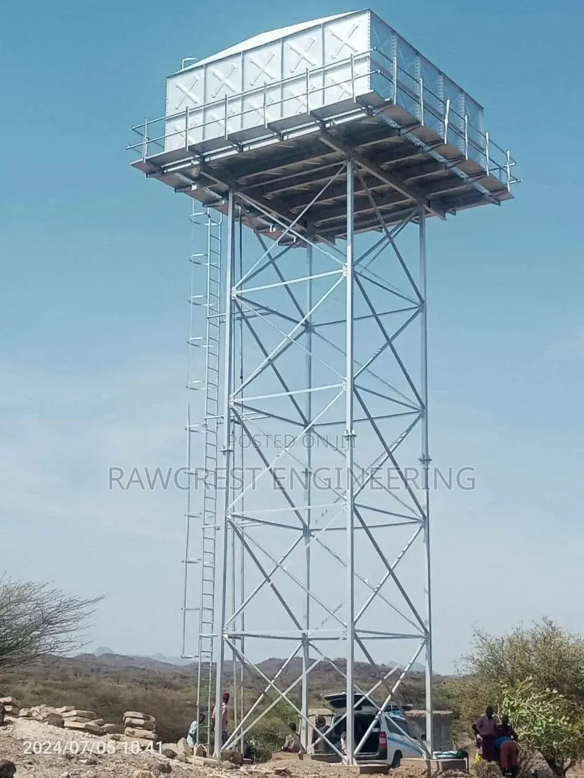 Steel Tower Installation